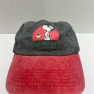 Snoopy and Woodstock Fallout Cap -‎ Red and Gray